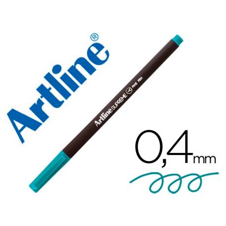 ROTULADOR ARTLINE SUPREME EPFS200 FINE LINER PUNTA DE FIBRA COLOR TURQUESA 0,4 MM