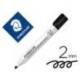 ROTULADOR STAEDTLER LUMOCOLOR 351 PARA PIZARRA BLANCA PUNTA REDONDA 2 MM RECARGABLE NEGRO