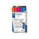 ROTULADOR STAEDTLER LUMOCOLOR 351 PARA PIZARRA PUNTA REDONDA 2 MM RECARGABLE CAJA DE 10 UNIDADES COLORES