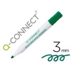 Rotulador Q-Connect para pizarra blanca 3 mm color verde