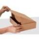 CAJA AUTOMONTABLE MARCA Q-CONNECT PARA E-COMMERCE Y REGALO CARTON RECICLADO CANAL SIMPLE 3 MM KRAFT 210X180X60 MM