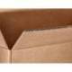 CAJA PARA EMBALAR MARCA Q-CONNECT AMERICANA CON FONDO AUTOMATICOY ASAS CARTON CANAL SIMPLE 5 MM COLOR KRAFT 425X300X200 MM