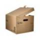 CAJON CONTENEDOR MARCA LIDERPAPEL CARTON MANUAL PARA 3 CAJAS ARCHIVO DEF. FOLIO / 3 ARCHIVADORES A-Z 387X333X260MM