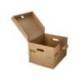 CAJON CONTENEDOR MARCA LIDERPAPEL CARTON MANUAL PARA 3 CAJAS ARCHIVO DEF. FOLIO / 3 ARCHIVADORES A-Z 387X333X260MM