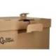 CAJON CONTENEDOR MARCA LIDERPAPEL CARTON MANUAL PARA 5 CAJAS ARCHIVO DEF. FOLIO / 6 ARCHIVADORES A-Z 540X410X300MM