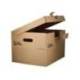 CAJON CONTENEDOR MARCA LIDERPAPEL CARTON MANUAL PARA 5 CAJAS ARCHIVO DEF. FOLIO / 6 ARCHIVADORES A-Z 540X410X300MM