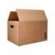 CAJA PARA EMBALAR MARCA Q-CONNECT AMERICANA ULTRARRESISTENTE CONASAS CARTON CANAL DOBLE 7 MM COLOR KRAFT 700X440X330 MM