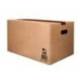 CAJA PARA EMBALAR Q-CONNECT AMERICANA ULTRARRESISTENTE CONASAS CARTON CANAL DOBLE 7 MM COLOR KRAFT 430X300X250 MM