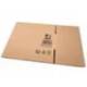 CAJA PARA EMBALAR MARCA Q-CONNECT AMERICANA CARTON RECICLADO CANAL SIMPLE 5 MM COLOR KRAFT 250X150X100 MM