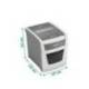 DESTRUCTORA DE DOCUMENTOS MARCA LEITZ IQ AUTO+ OFFICE 50 CAPACIDAD DE CORTE 50 HOJAS DESTRUYE GRAPAS Y CLIPS
