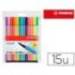 Rotulador Stabilo pen 68 Neon estuche 10+5 neón