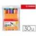 Rotulador Stabilo point 88 Neon estuche 25+5 unidades