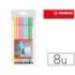 Rotulador Stabilo Acuarelable Pen 68 Estuche 8 Colores Pastel