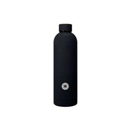BOTELLA PORTALIQUIDOS MARCA ANTARTIK ISOTERMICA ACERO INOXIDABLE LIBRE DE BPA COLOR NEGRO 750 ML