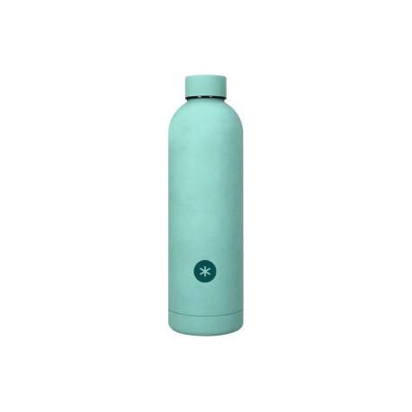 BOTELLA PORTALIQUIDOS MARCA ANTARTIK ISOTERMICA ACERO INOXIDABLE LIBRE DE BPA COLOR MENTA 750 ML