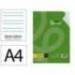 RECAMBIO MARCA LIDERPAPEL A4 100 HOJAS 100G/M2 PAUTA 4 3,5MM CON MARGEN 4 TALADROS