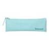 ESTUCHE PORTATODO LIDERPAPEL PLANO ESTRECHO UNA CREMALLERA 200X60 MM COLOR AZUL CELESTE