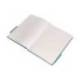 CUADERNO CON GOMILLA ANTARTIK NOTES TAPA DURA DIN A4 HOJAS PUNTOS AZUL CLARO 100 HOJAS 80 GR FSC