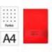 CUADERNO CON GOMILLA ANTARTIK NOTES TAPA DURA DIN A4 HOJAS PUNTOS ROJO 100 HOJAS 80 GR FSC