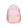 MOCHILA ESCOLAR MARCA LIDERPAPEL MULTIBOLSILLO INFANTIL RAINBOWS ROSA 350X110X270 MM