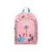 MOCHILA ESCOLAR LIDERPAPEL INFANTIL SAFARI DISEÑO CEBRA COLOR ROSA 330X100X250 MM