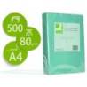 Papel color Q-connect A4 80g/m2 pack 500 hojas Verde
