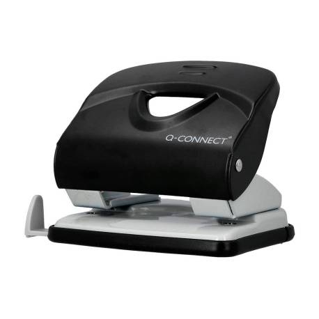 TALADRADOR MARCA Q-CONNECT KF14220 NEGRO ABERTURA 2,7 MM CAPACIDAD 30 HOJAS