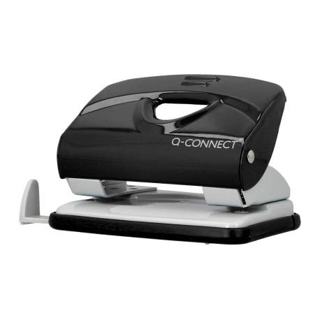 TALADRADOR MARCA Q-CONNECT KF14217 NEGRO ABERTURA 2 MM CAPACIDAD 20 HOJAS