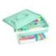 CAJA ORGANIZADORA PLASTICO MARCA PLASTICFORTE N 9 CON BANDEJA COLORES SURTIDOS 27X34X18 CM