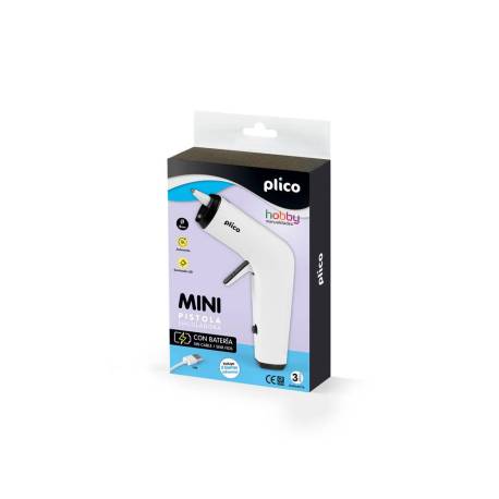 PISTOLA TERMOFUSIBLE MARCA PLICO MINI CON BATERIA