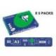 PAPEL COLOR MARCA TROPHEE A3 80GR VERDE INTENSO PAQUETE DE 500 HOJAS