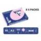 PAPEL COLOR MARCA TROPHEE A3 80GR ROSA PASTEL PAQUETE DE 500 HOJAS