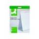 BLOC CONGRESO MARCA Q-CONNECT LISO AUTOADHESIVO SOBREMESA 508X584 MM 20 HOJAS PAPEL BLANCO DE 75G/M2 FSC