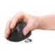 RATON MARCA Q-CONNECT OPTICO INALAMBRICO ERGONOMICO VERTICAL DPI 800/1200/1600 BATERIA RECARGABLE NEGRO