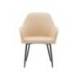 SILLA MARCA Q-CONNECT CONFIDENTE SIEMIONE BASE METALICA ALT MAX 820 ANC 570 PROF 580 COLOR MARRON ARENA