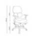 SILLA MARCA Q-CONNECT OFICINA ANCONA MALLA BASE METALICA ALT MAX 1110 ANC 660 PROF 590 RUEDAS PREMIUM COLOR NEGRO