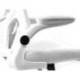 SILLA MARCA Q-CONNECT OFICINA ALBA MALLA BASE METALICA ALT MAX 1110 ANC 610 PROF 580 RUEDAS PREMIUM COLOR BLANCO