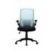 SILLA MARCA Q-CONNECT OFICINA ALBA MALLA BASE METALICA ALT MAX 1110 ANC 610 PROF 580 RUEDAS PREMIUM COLOR NEGRO AZUL