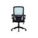 SILLA MARCA Q-CONNECT OFICINA ALBA MALLA BASE METALICA ALT MAX 1110 ANC 610 PROF 580 RUEDAS PREMIUM COLOR NEGRO AZUL