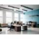 SILLA MARCA Q-CONNECT OFICINA ALBA MALLA BASE METALICA ALT MAX 1110 ANC 610 PROF 580 RUEDAS PREMIUM COLOR NEGRO AZUL