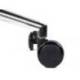 SILLA MARCA Q-CONNECT DIRECCION BOSA SIMIL PIEL BASE METALICA ALT MAX 1130 ANC 550 PROF 630 MM RUEDAS PREMIUM COLOR NEGRO