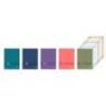 CUADERNO MARCA ESPIRAL OXFORD EUROPEANBOOK 8 LIVE&GO TAPA PLASTICO DIN A4+ 160 HOJAS CUADRO 5 MM COLORES SURTIDOS
