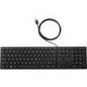 TECLADO MARCA HP 320K QWERTY CON CABLE COLOR NEGRO