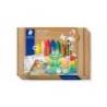 SET DE DIBUJO MARCA STAEDTLER NORIS JUNIOR MIXTO LAPICES DE CERA ACTIVIDADES INFANTILES 8 PIEZAS