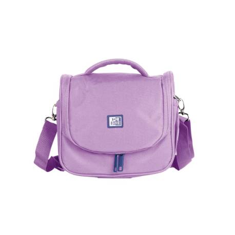 BOLSA ISOTERMICA MARCA OXFORD B-FOODIE RPET COLOR LAVANDA 220X250X160 MM