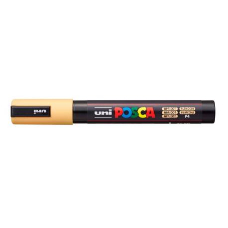 ROTULADOR UNI POSCA PC-5M MARCADOR DE PINTURA PUNTA CONICA 1,8-2,5 MM ALBARICOQUE