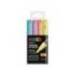 ROTULADOR MARCA UNI POSCA PC-1M MARCADOR DE PINTURA PUNTA EXTRAFINA 0,7 MM BLISTER DE 4 UNIDADES COLORES PASTEL