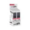 ROTULADOR MARCA UNIBALL PIN CALIBRADO MICROMETRICO COLOR NEGRO EXPOSITOR DE 12 BLISTER DE 3 UNIDADES
