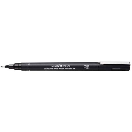 ROTULADOR MARCA UNIBALL PIN CALIBRADO MICROMETRICO 1,2 MM COLOR NEGRO