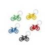 LLAVERO BICICLETA ACRILICO RECICLADO 5 UNIDADES COLORES SURTIDOS